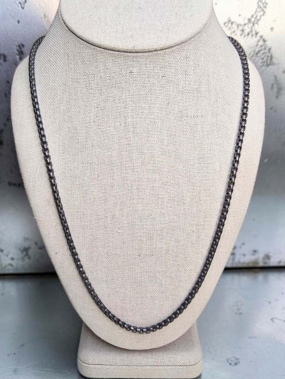 David Yurman 925 (SS) 585 (14K Gold) Box Chain Necklace - Unisex - Picture 3 of 7